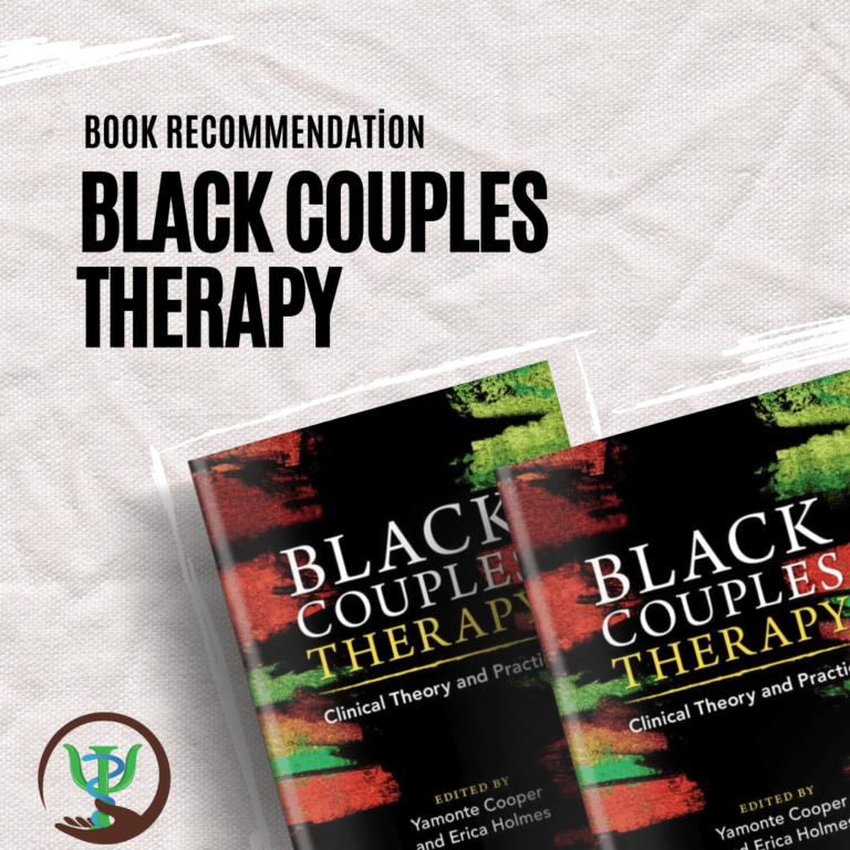 black couples therapy book cover with psychsynergy behavioral health logo